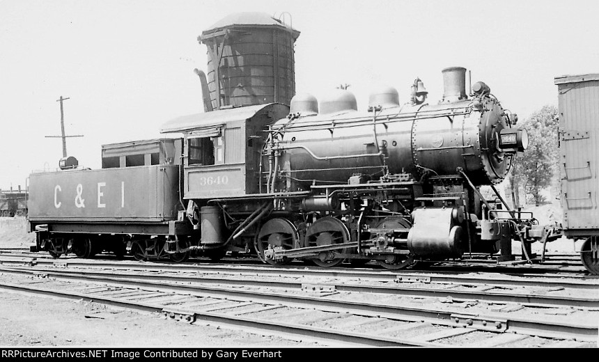 CEI 0-6-0 #3640 - Chicago & Eastern Illinois